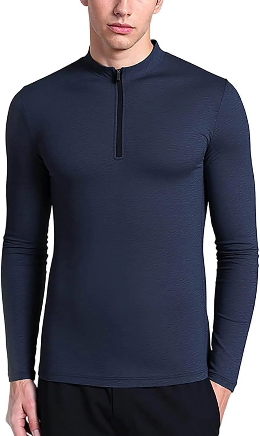 

Мужская спортивная толстовка с четвертью молнией