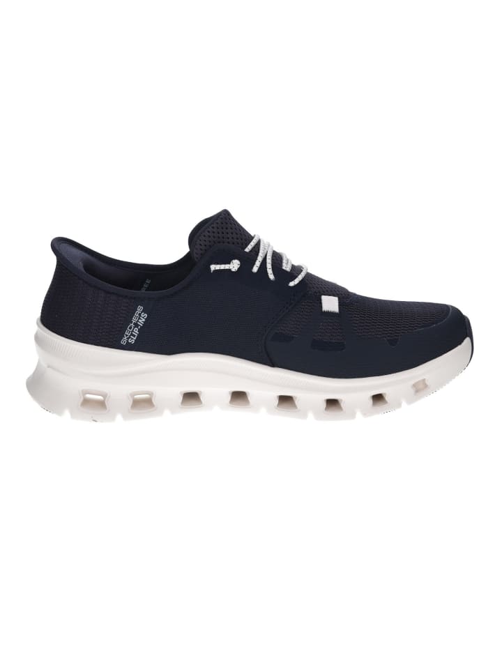 Skechers синие спортивные кроссовки — фото 4
