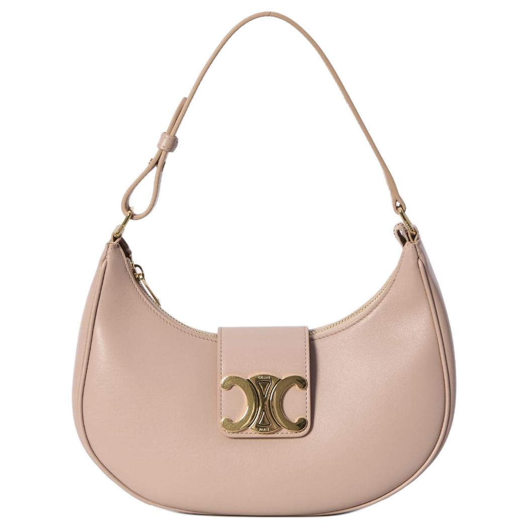 

Celine Сумка AVA из телячьей кожи, наплечная сумка, средний размер, женская, оранжево-розовая