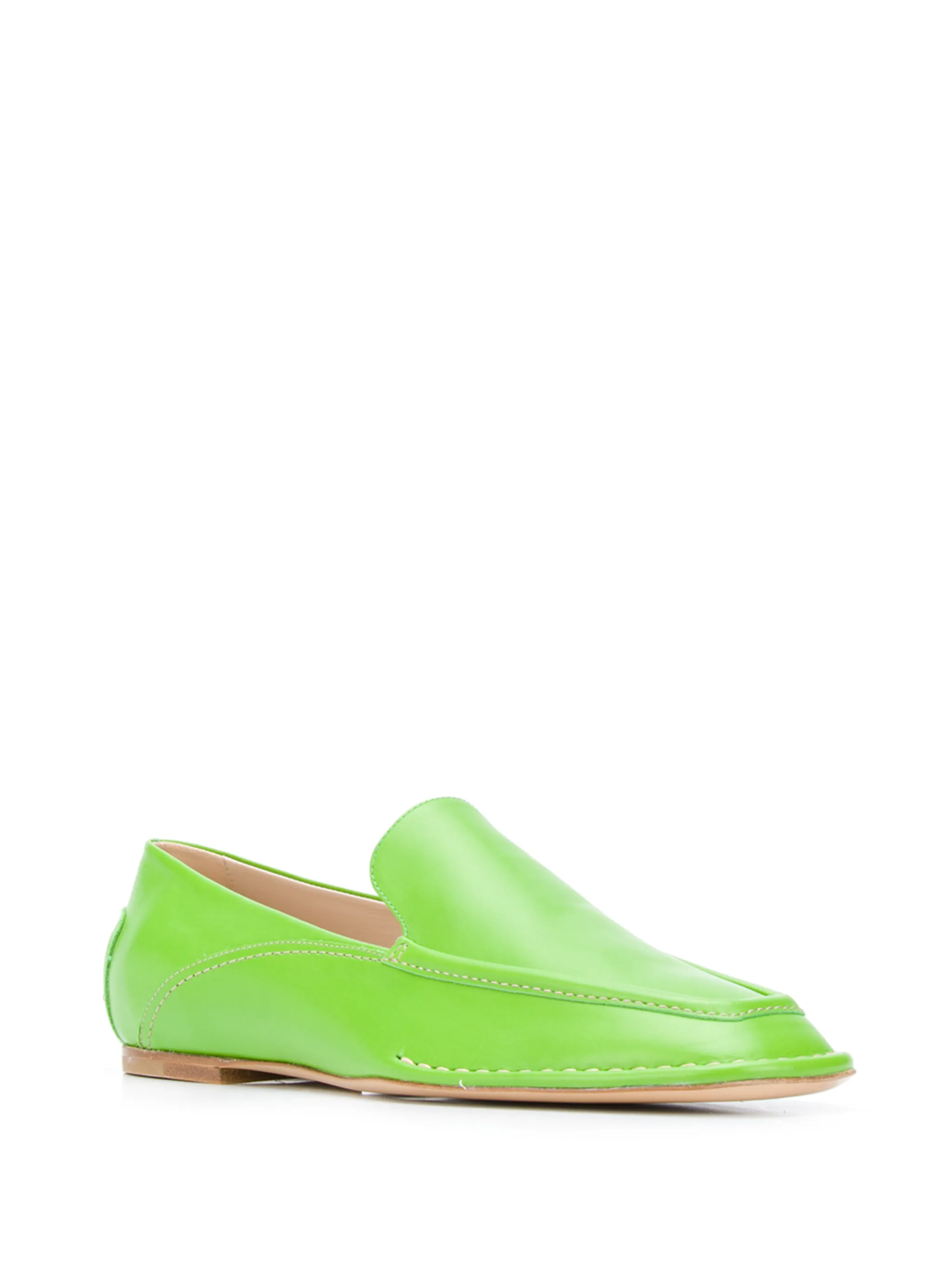 Лоферы из зернистой кожи Tod'S, зеленый — фото 2