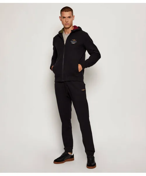 

Спортивный костюм Regular fit Aeronautica Militare, черный
