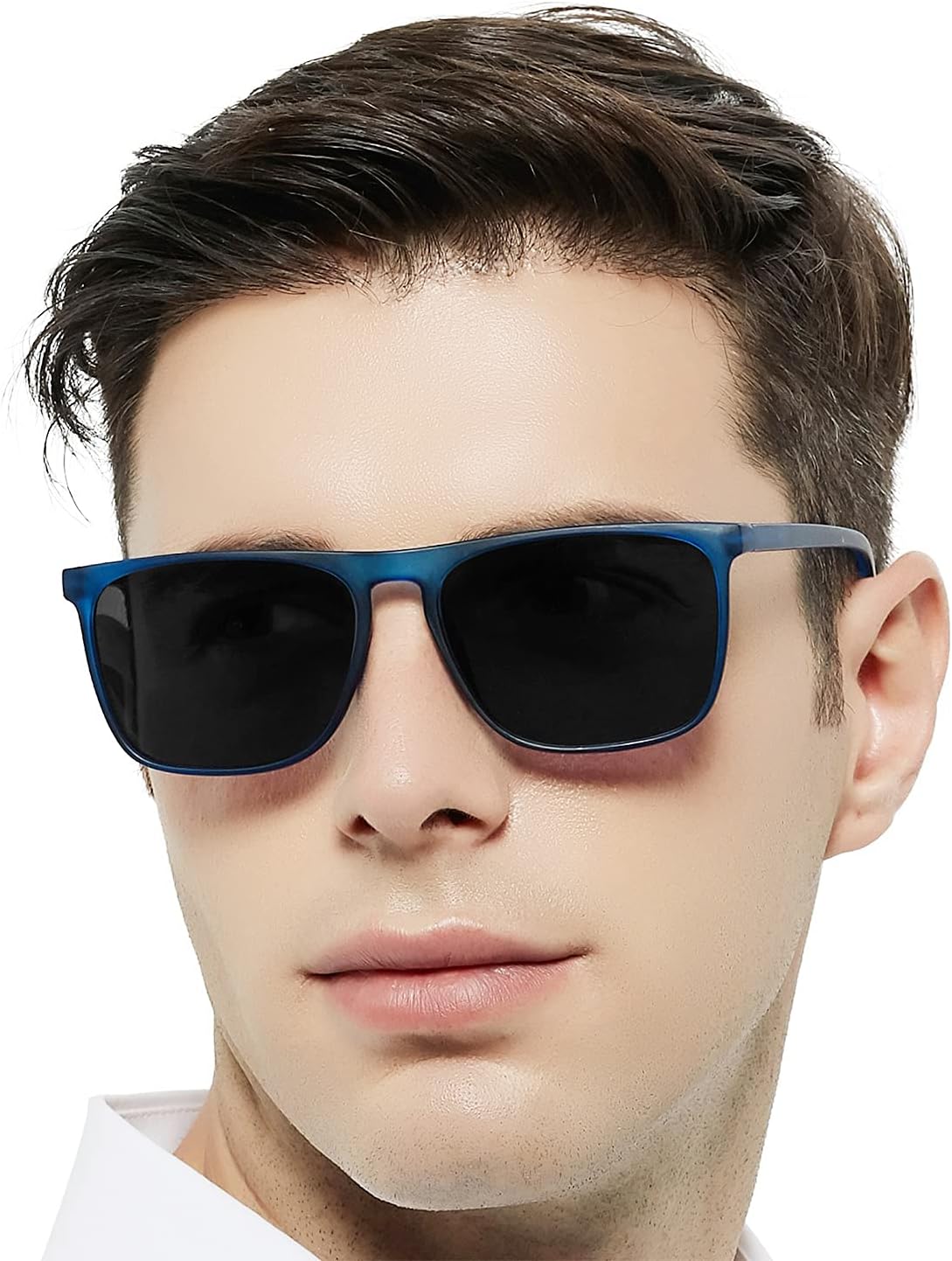 

Солнцезащитные очки MARE AZZURO увеличенного размера с поляризацией, для женщин и мужчин, для вождения, рыбалки, спорта, с защитой UV400, для вечеринок и пляжа, 10-5025 Matt Blue/Grey Lens