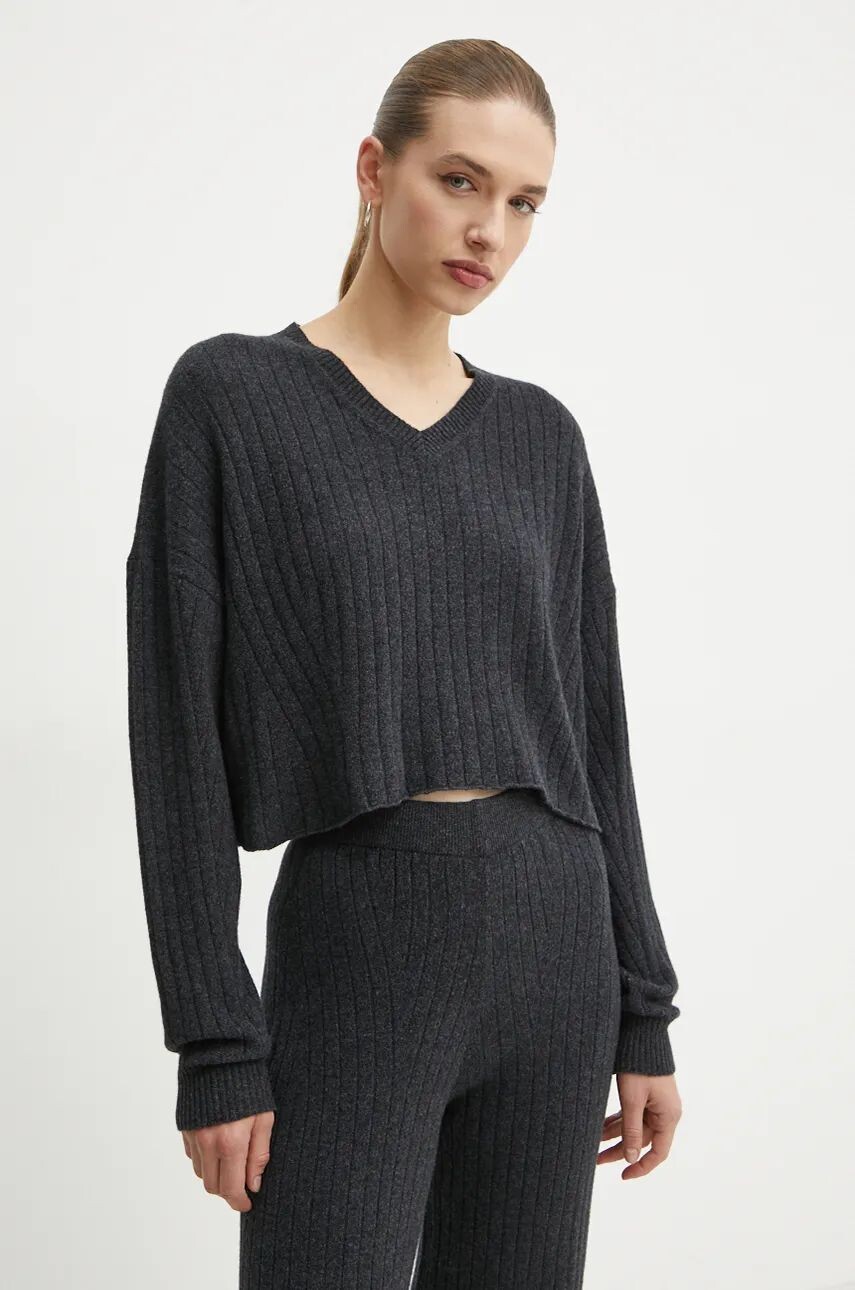 

Шерстяной свитер Twinset, серый