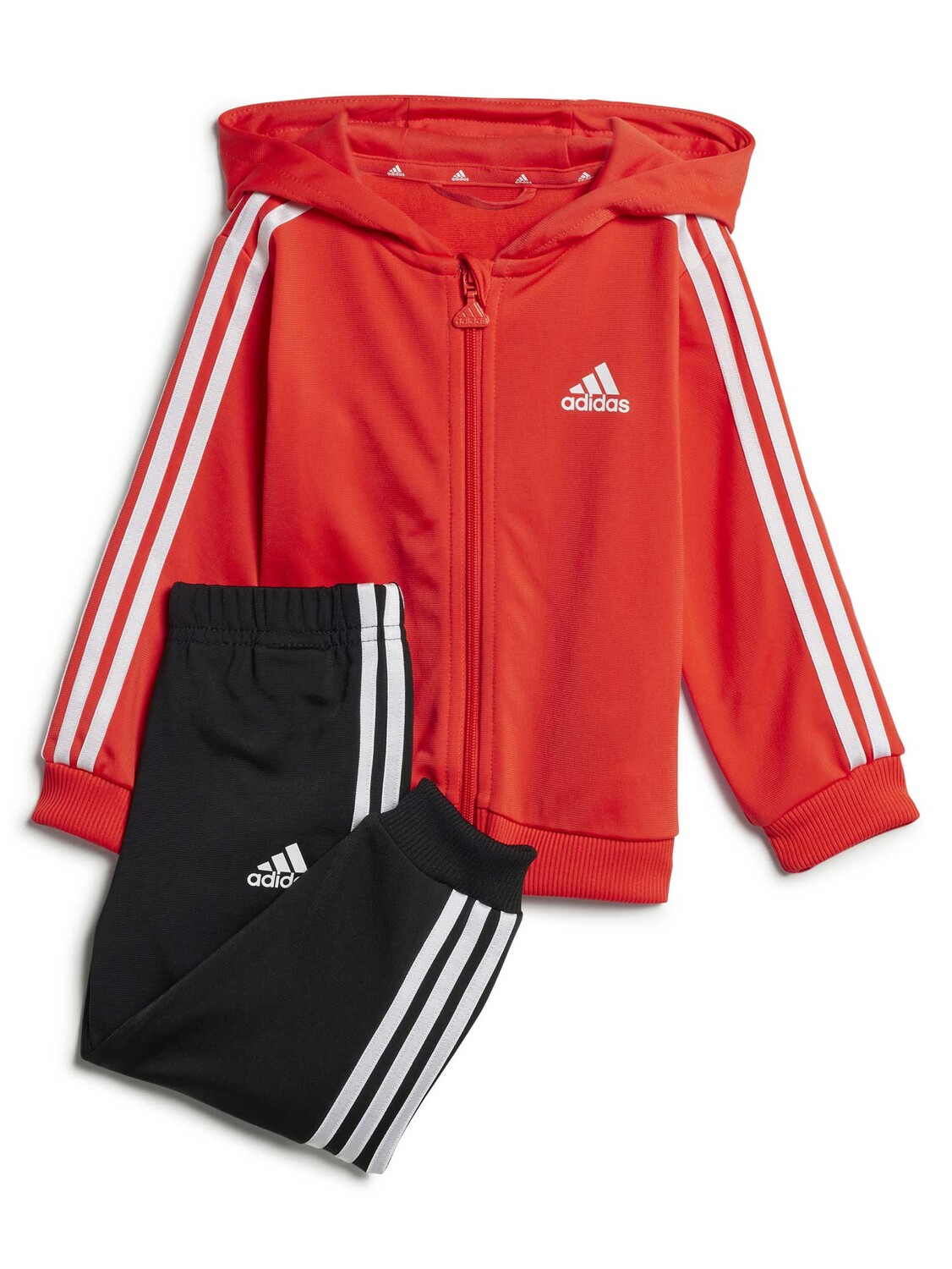

Спортивный костюм Adidas Sportswear Essentials Shiny Hooded, красный
