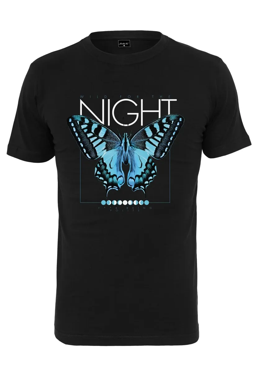 

Футболка Mister Tee "Мужская футболка Mister Tee 3 Butterflies" Mistertee, черный
