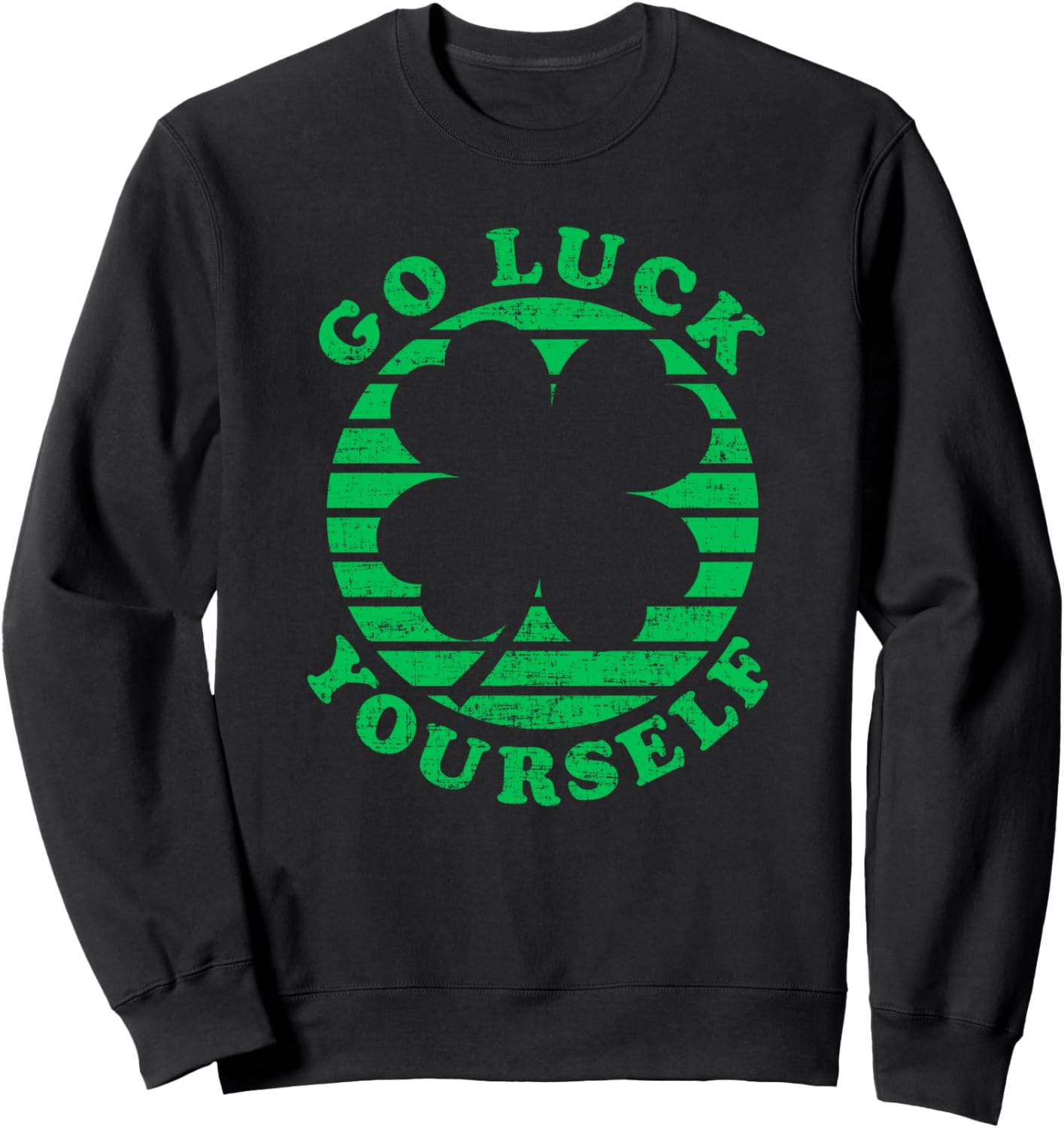 

Удачи тебе в День Святого Патрика! Толстовка с четырехлистным клевером Lucky 4 Leaf Clover Shamrock Gift, черный