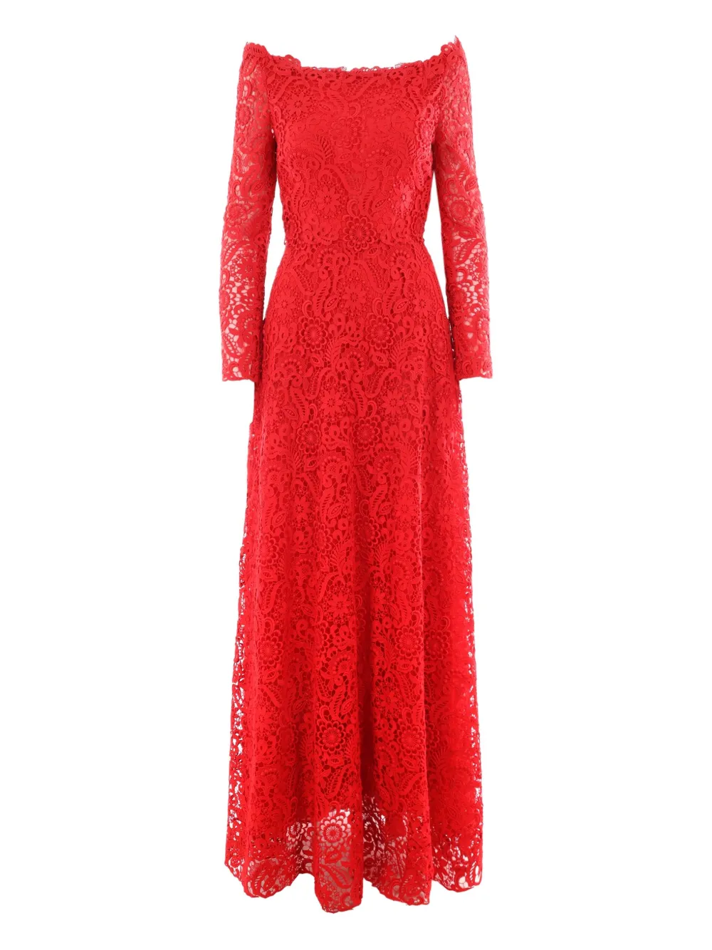 

Кружевное вечернее платье VALENTINO GARAVANI, красный