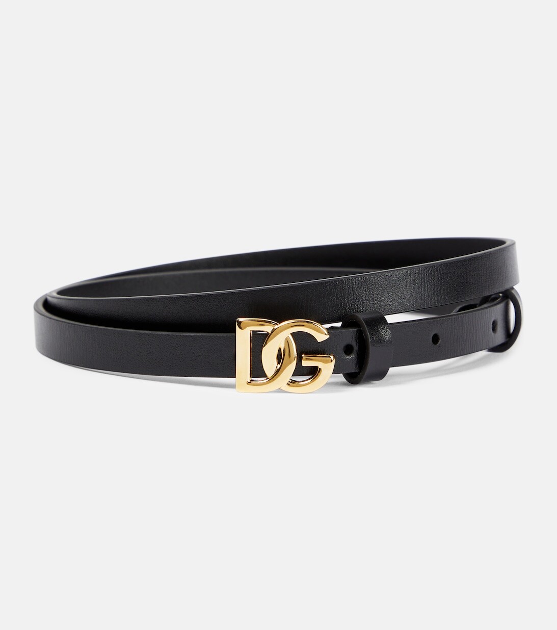 

Ремень с логотипом DG Dolce&Gabbana, черный