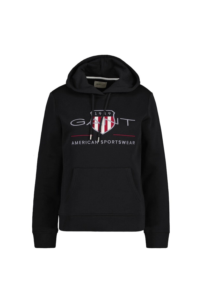 

Толстовка с логотипом Archive Shield Gant, черный