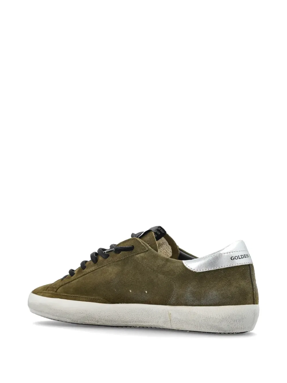 Кроссовки Super-Star с нашивкой в виде звезды GOLDEN GOOSE, зеленый — фото 3