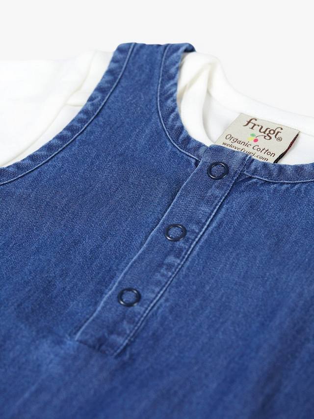 Детский комбинезон cadgwith из органического хлопка Frugi, цвет Chambray — фото 3