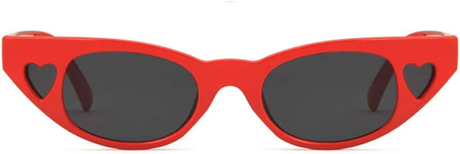 

Солнцезащитные очки Shiratori унисекс в стиле ретро, ​​ярко-черные, розово-красные, для отдыха, овальные, неполяризованные, с защитой от УФ-излучения UV400, Red Grey