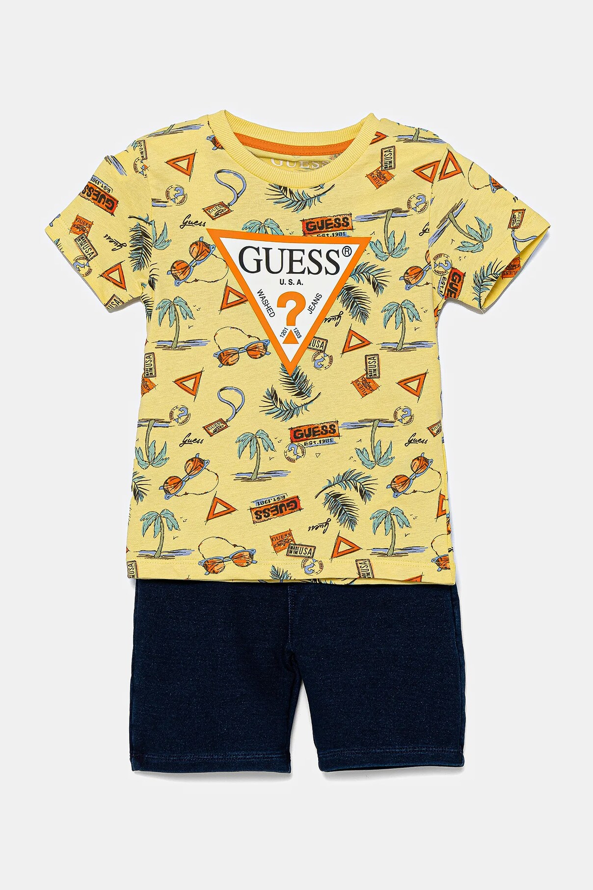 

Детский набор Guess, желтый