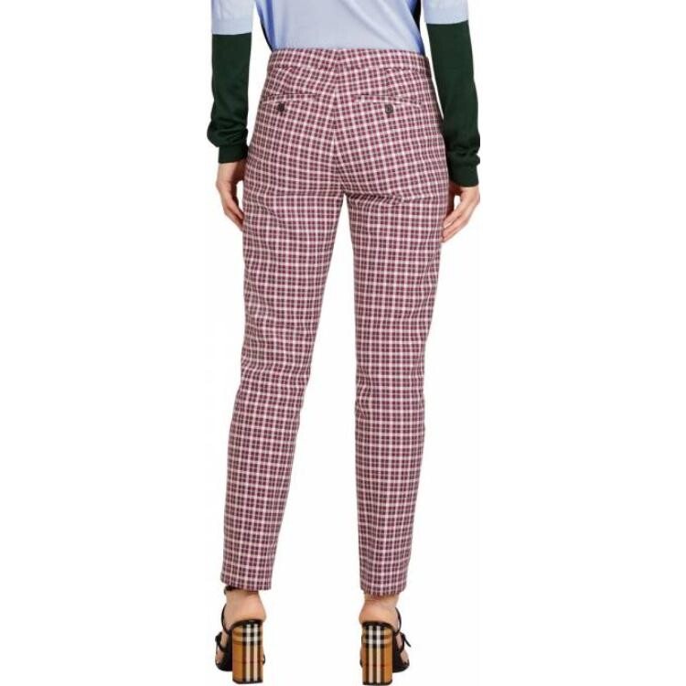 Брюки Burberry, женские, фуксия — фото 4