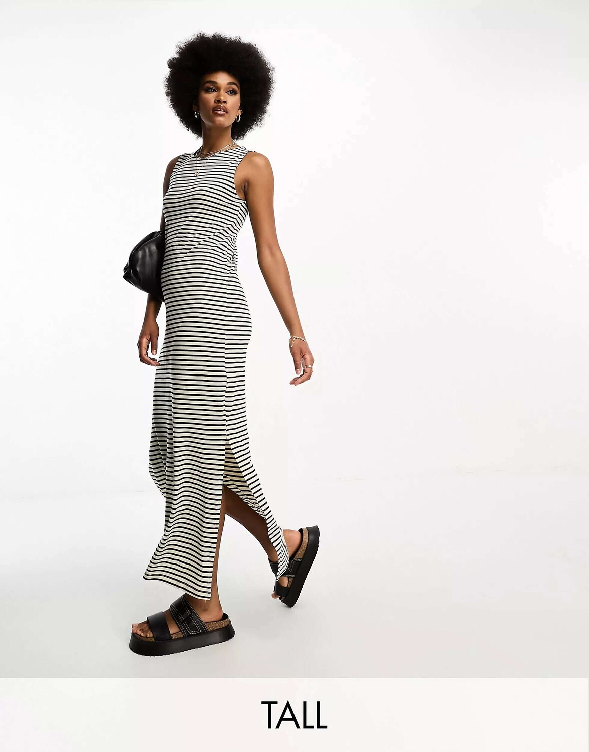 

Платье макси без рукавов Vero Moda Aware в монополоску Vero Moda