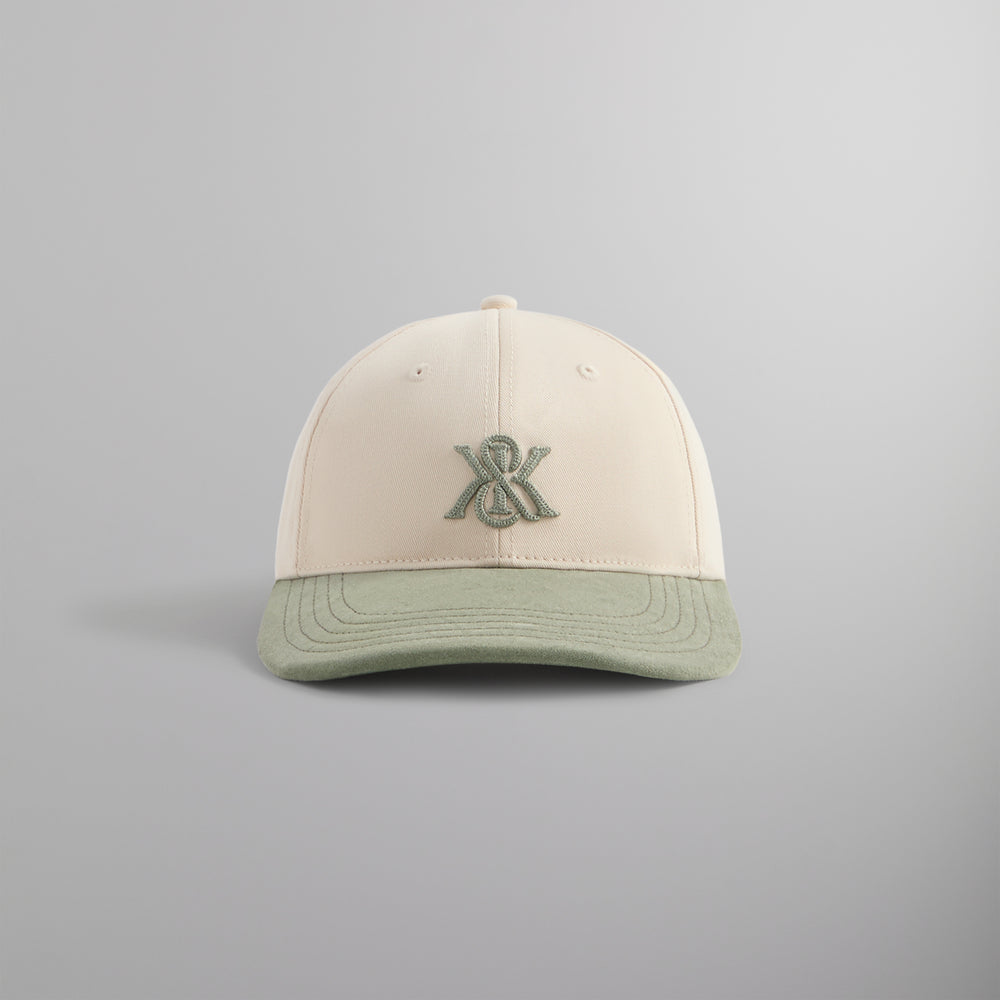

Бейсболка Kith Two Tone Suede Brim Aaron Cap, цвет Region