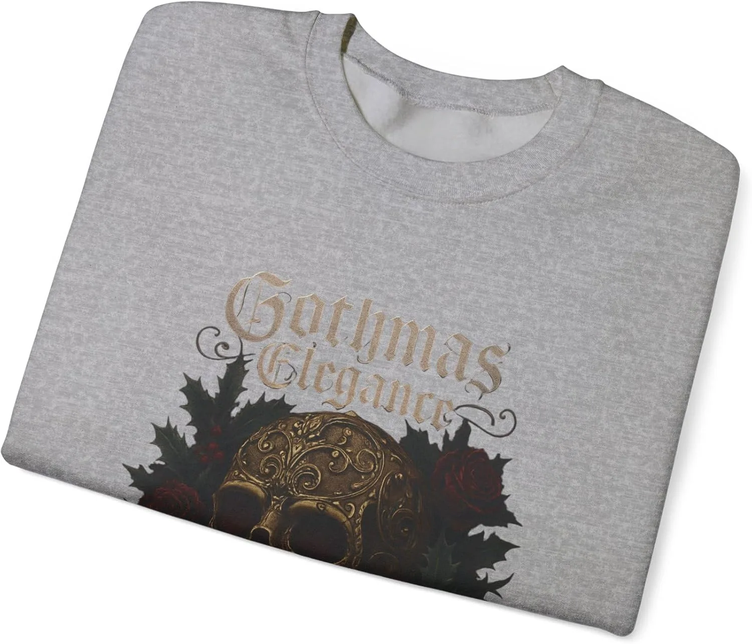 Gothmas Elegance свитшот с черепом | готический праздничный — фото 3