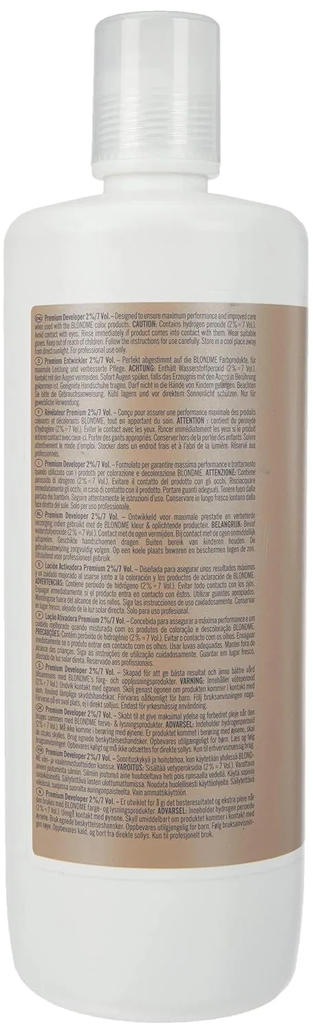Проявитель для краски для волос Blondme Premium Care 1000 мл от Schwarzkopf Blondme, 2 Percent — фото 3