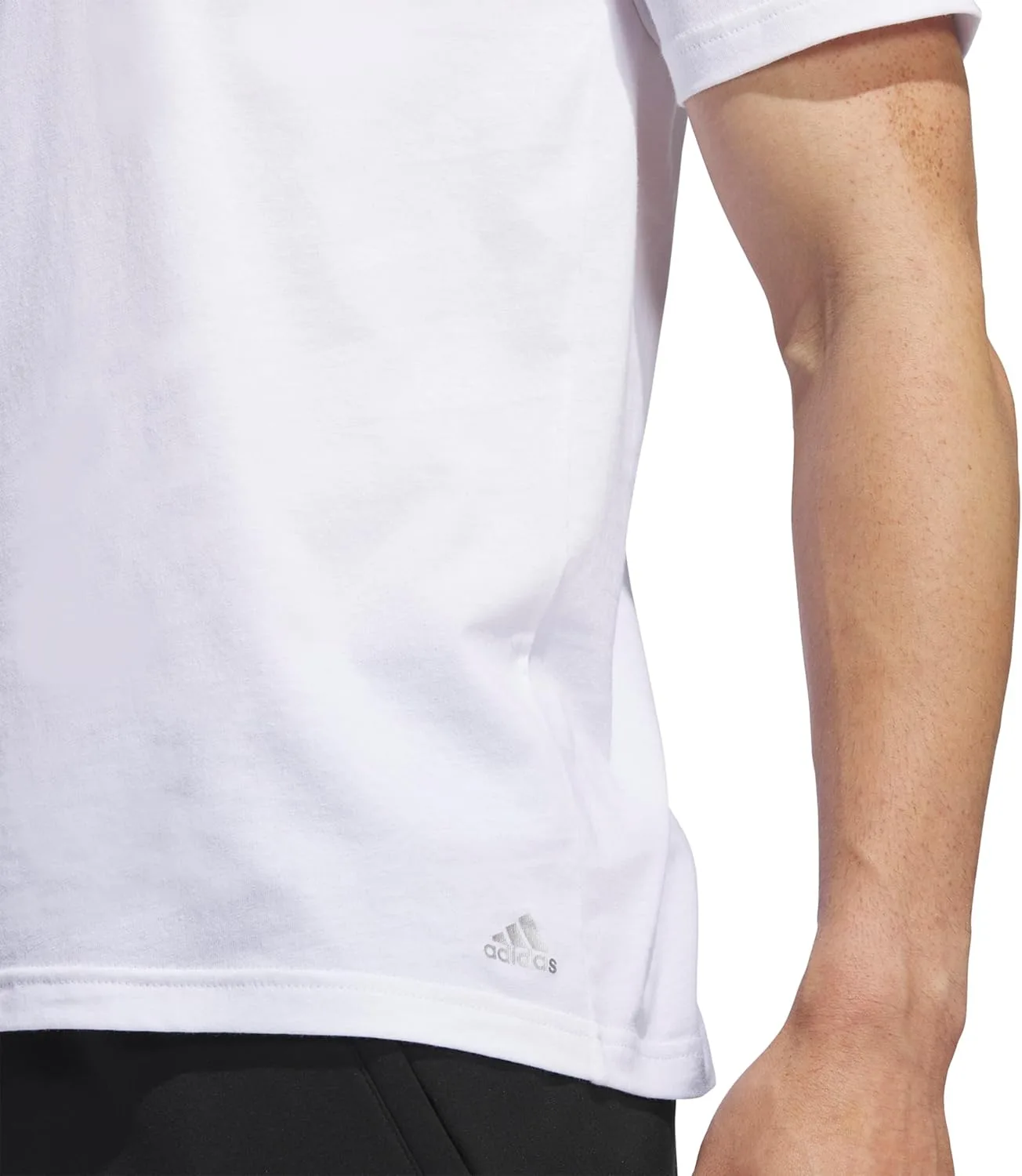 Мужские футболки adidas Stretch Cotton Crew Neck (2 шт) — фото 2