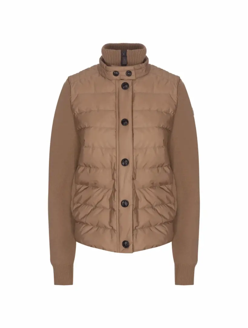 

Комбинированная куртка с логотипом Moncler Grenoble, коричневый