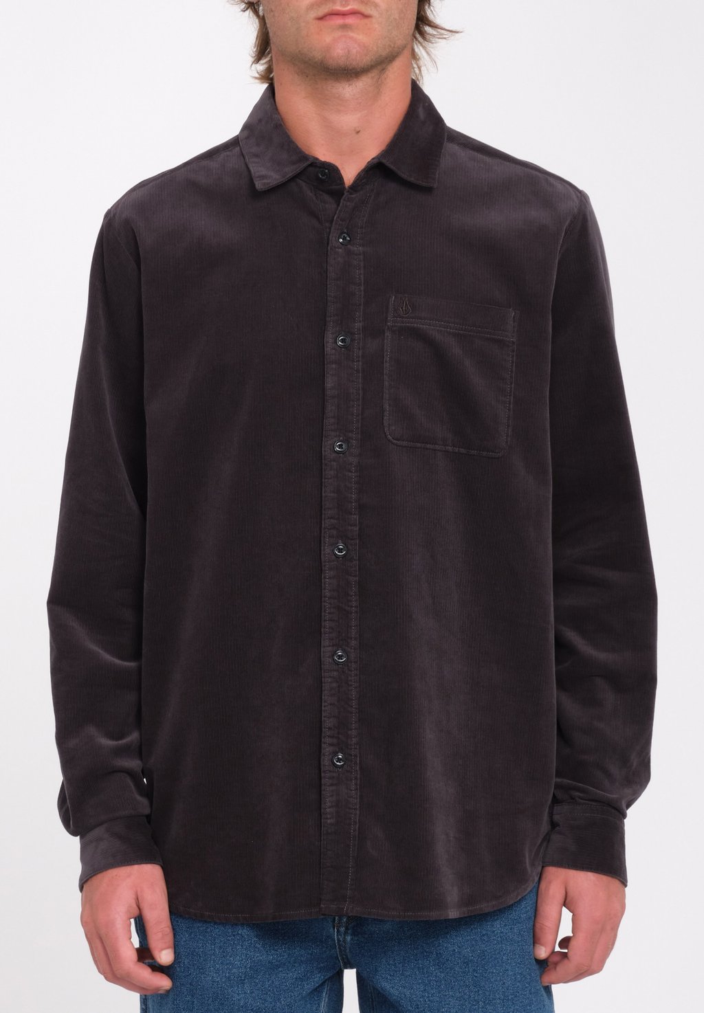 

Рубашка ZANDER LS Volcom, темно-серый