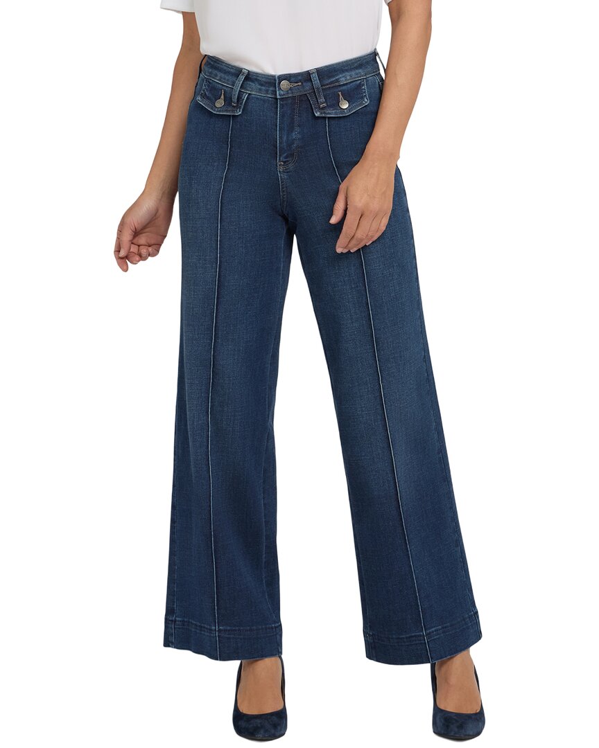 

Джинсы NYDJ Petite Teresa Louvre Sapphire Wide Leg Nydj, синий