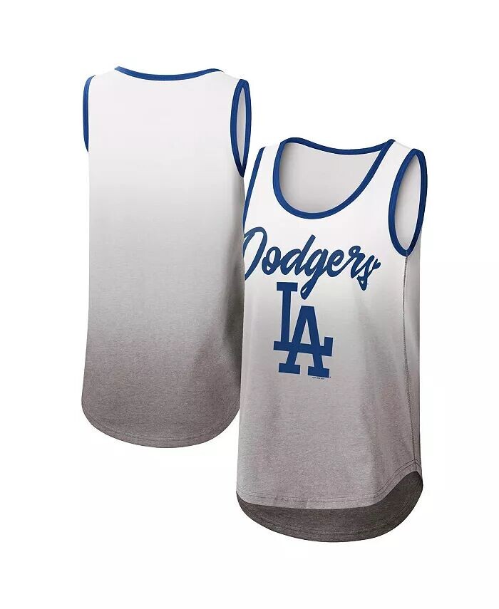 

Женская белая майка с логотипом Los Angeles Dodgers в честь вернисажа G-Iii 4Her By Carl Banks