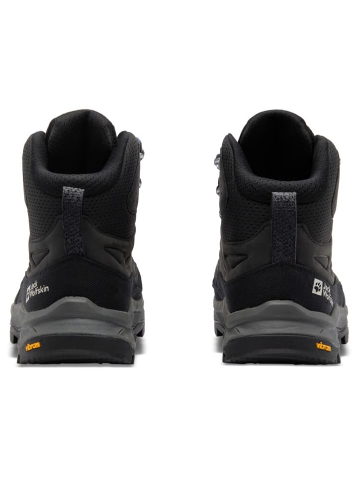 Треккинговые ботинки Cyrox Texapore MID черного цвета Jack Wolfskin — фото 4
