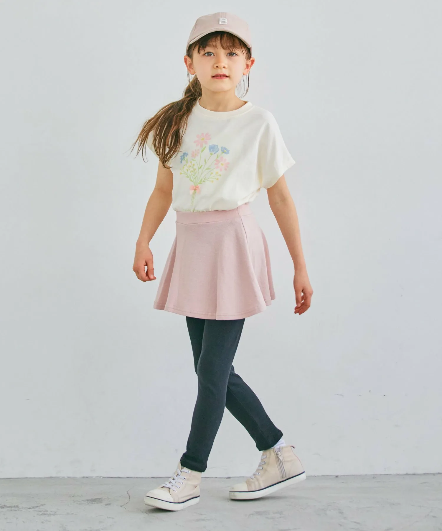 Юбка Эластичные юбки (расклешенного типа) Ever Closet, Peach A — фото 2