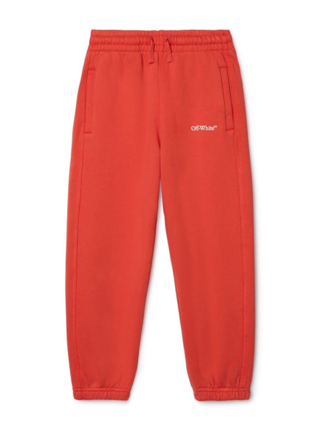 

Off-White Kids спортивные брюки Bookish Diag, красный