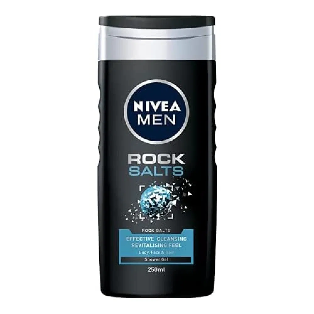 Очищающий гель для душа «Rock Salts» для мужчин от NIVEA MEN Nivea