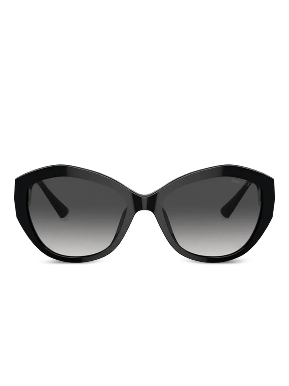 

Солнцезащитные очки в геометрической оправе Jimmy Choo Eyewear, черный