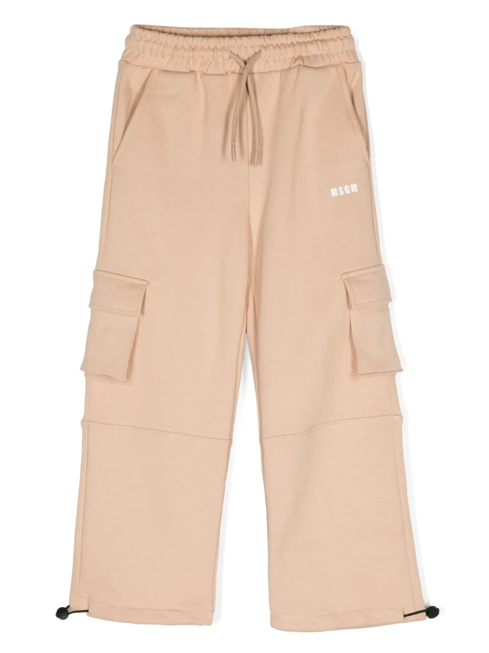 

Брюки карго с логотипом MSGM Kids, нейтральный