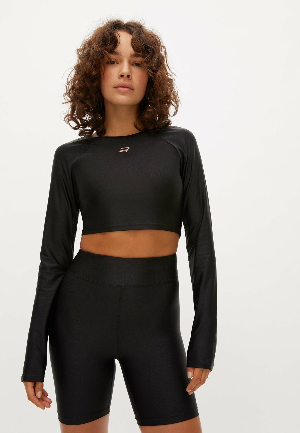 

Топ с длинными рукавами SHINE CROPPED Röhnisch, цвет black