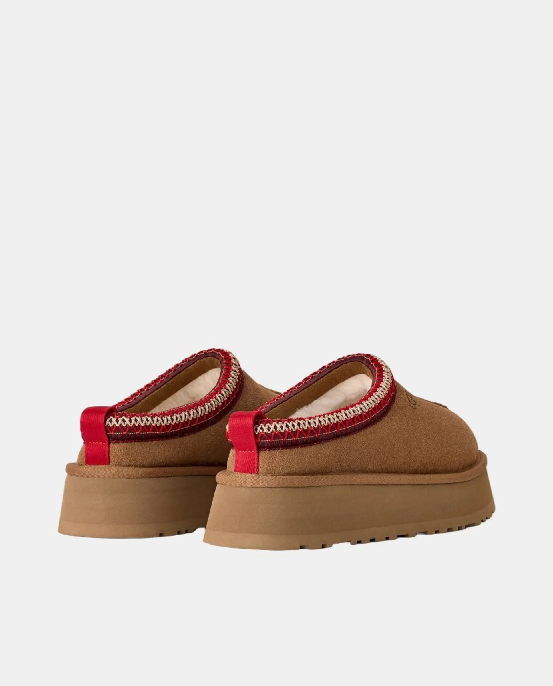 Женский сабо TAZZ II из кожи с меховой подкладкой Ugg, коричневый — фото 4