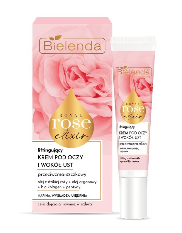 Bielenda, Royal Rose Elixir, крем-лифтинг против морщин для глаз и вокруг губ, 15 мл — фото 3