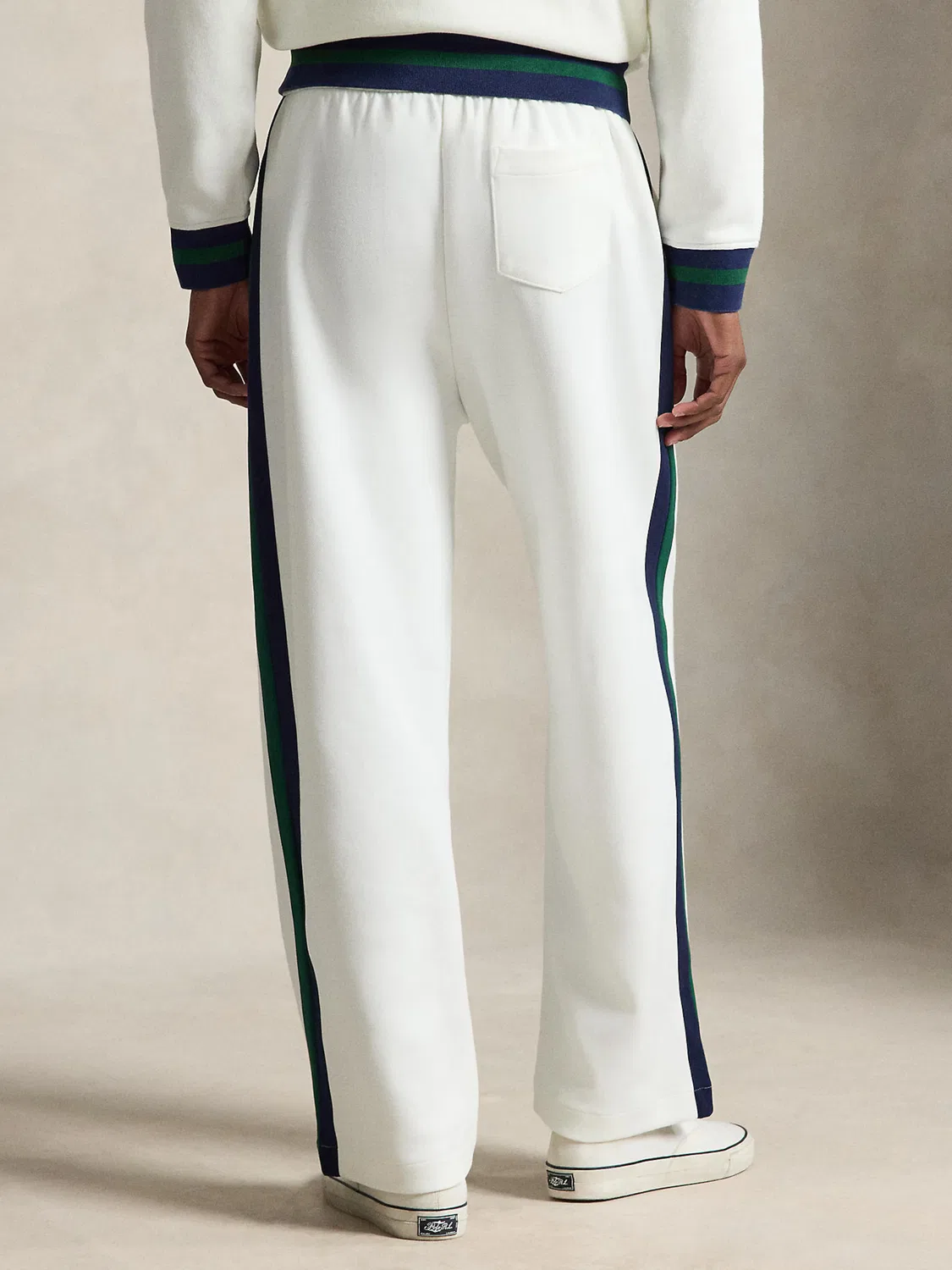 Брюки свободного кроя Polo Ralph Lauren, White — фото 4