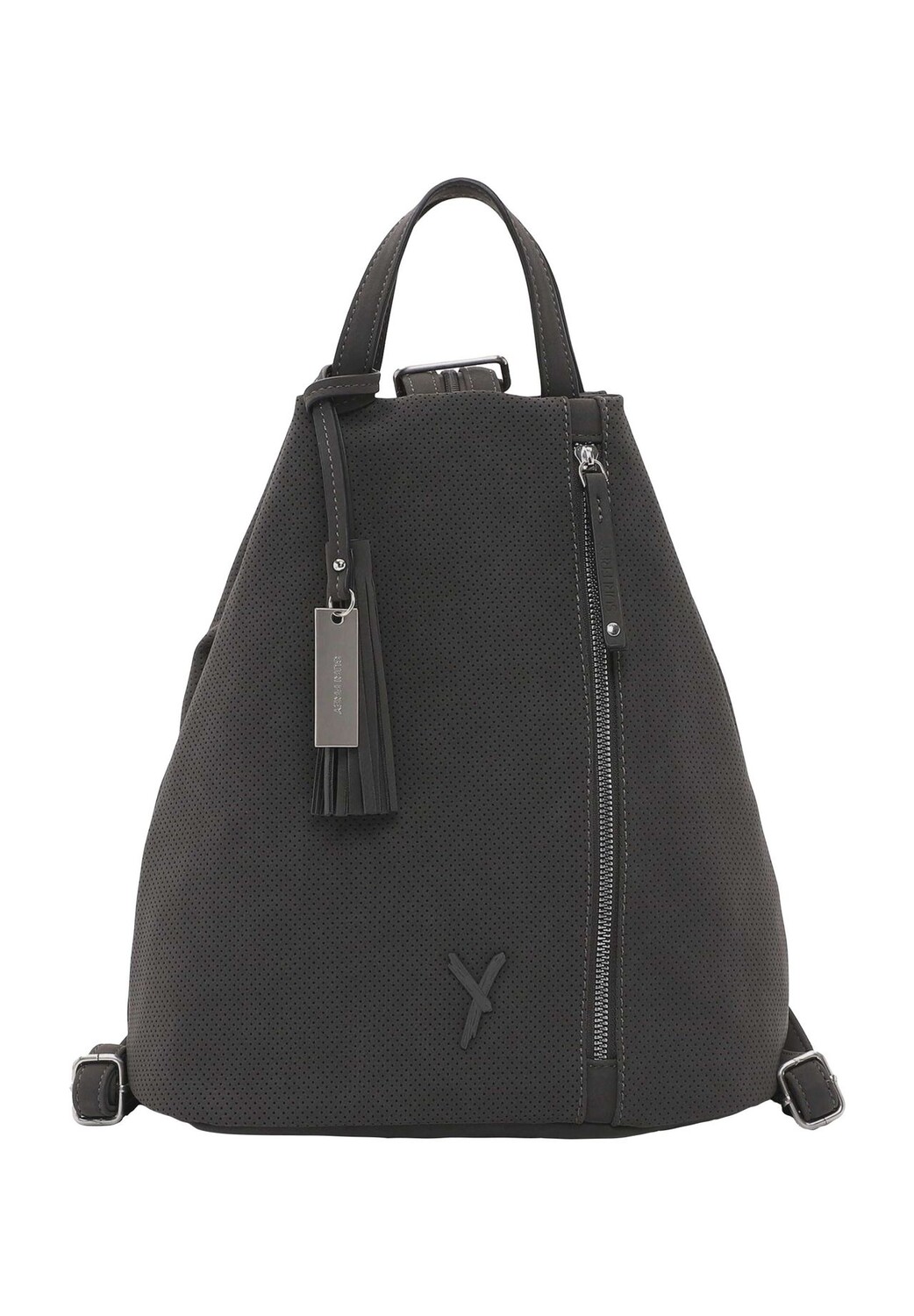 

Рюкзак, кулон, эмблема, однотонный, женский SURI FREY, цвет Darkgrey