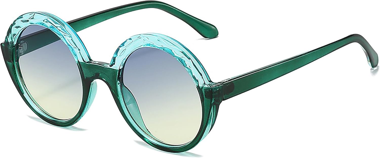 

Модные круглые солнцезащитные очки для женщин и мужчин, овальные солнцезащитные очки в винтажном стиле, очки для активного отдыха и велоспорта, защита от ультрафиолета UV400 Generic, A