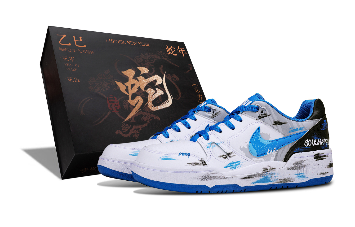 

Nike Полноценная амортизация, износостойкие низкие кроссовки для скейтбординга мужские black blue