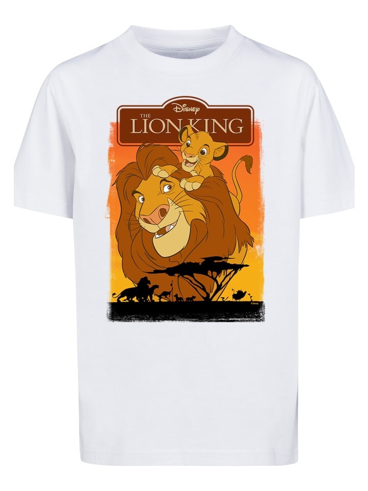 

Футболка F4NT4STIC Disney König der Löwen Simba und Mufasa, белый