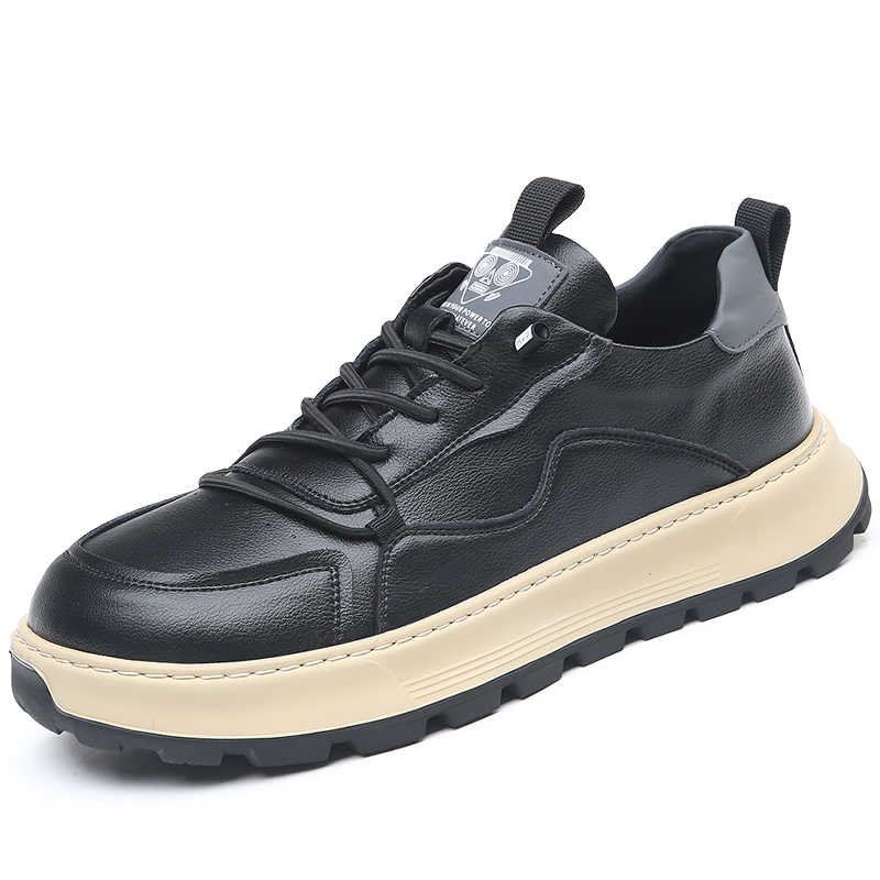 

KACHILANG Дышащие износостойкие легкие мужские низкие кеды повседневные черные, цвет Black