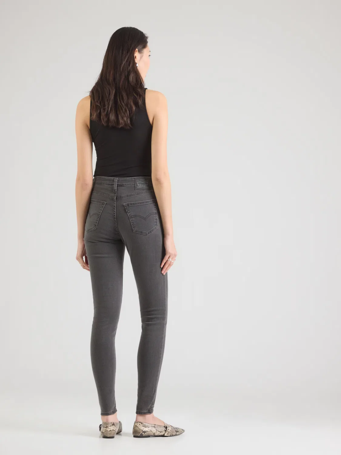 Джинсы зауженного кроя '721 HIGH RISE SKINNY' Levi'S , Black Denim — фото 3
