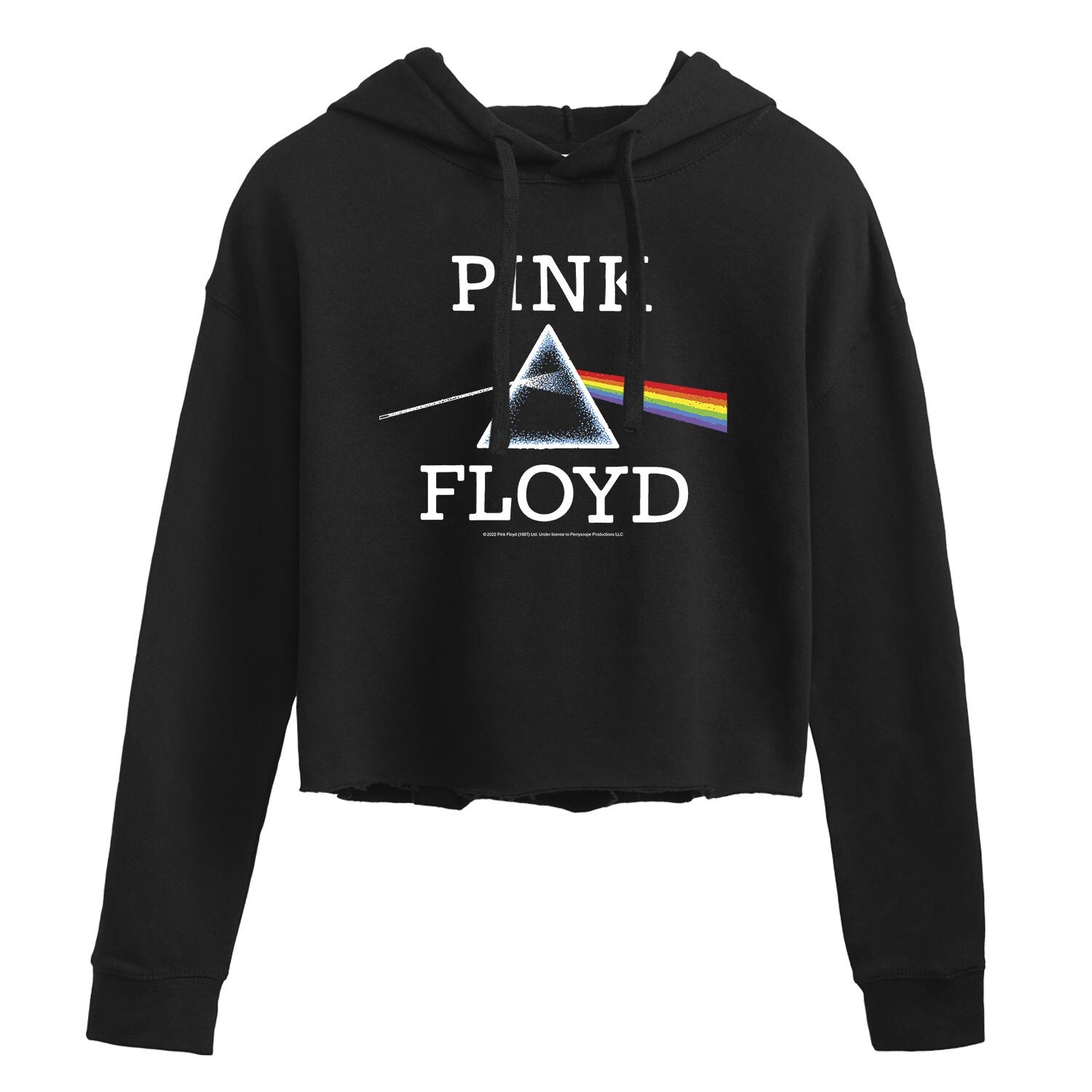

Укороченное худи с графическим рисунком Pink Floyd Rainbow Prism для юниоров Licensed Character