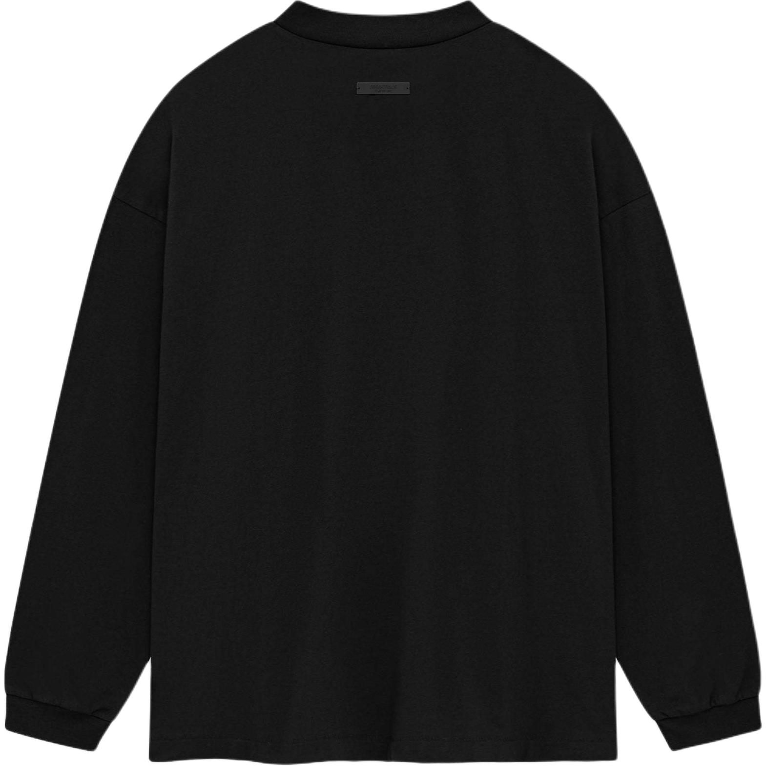 Свитер университетский Fear Of God Essentials, Метеоритный черный/Черный — фото 3