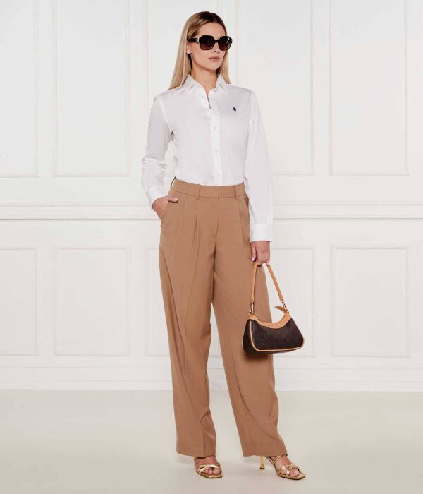 Рубашка Кендалл Slim fit Polo Ralph Lauren, белый — фото 2