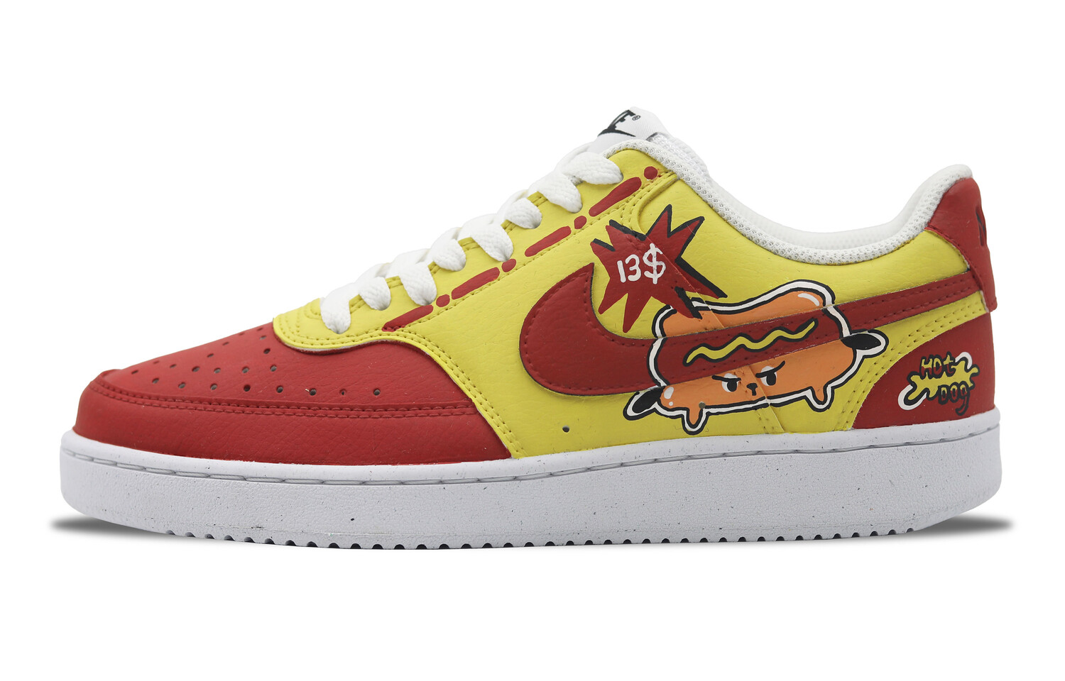 

Мужские кроссовки для скейтбординга Nike Court Vision 1, White/Red
