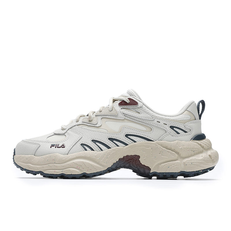 

FILA Износостойкие низкие повседневные туфли Fern Collection, мужские, бежево-зеленые