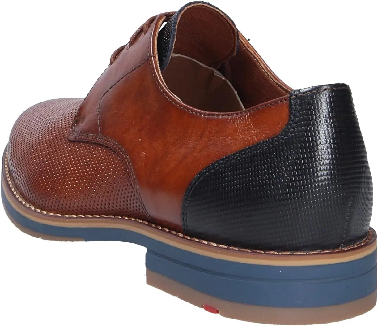 Мужские низкие кроссовки LLOYD Drift 110 на шнуровке, Brown, Brown, Blue — фото 3