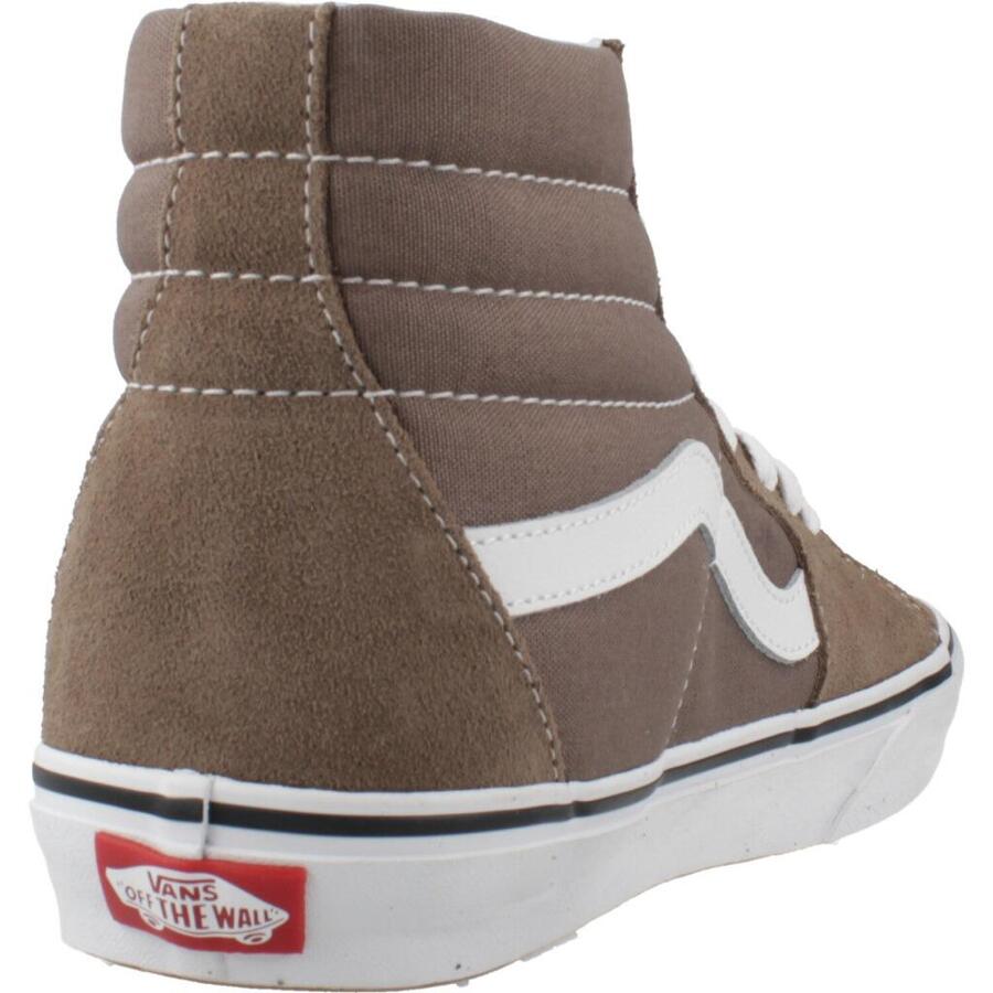 Кроссовки Vans модель Sk8-hi цвет коричневый — фото 3